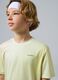 Yellow ALTAVIA COURT sports T-shirt in stretch technical fabric with tie-dye effect for boys_1