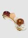 Multicolour hair clip with decorative pearls_1