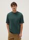 Green pure cotton relaxed fit t-shirt_0