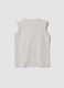 White pure cotton kids&rsquo; vest with surf print, regular fit_1