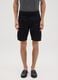 Men&rsquo;s black regular fit Bermuda shorts in 100% cotton_1