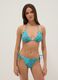 Light blue triangle bikini top in stretch fabric_1