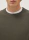 Green Crew Neck Sweater in Pure Cotton Regular Fit_3