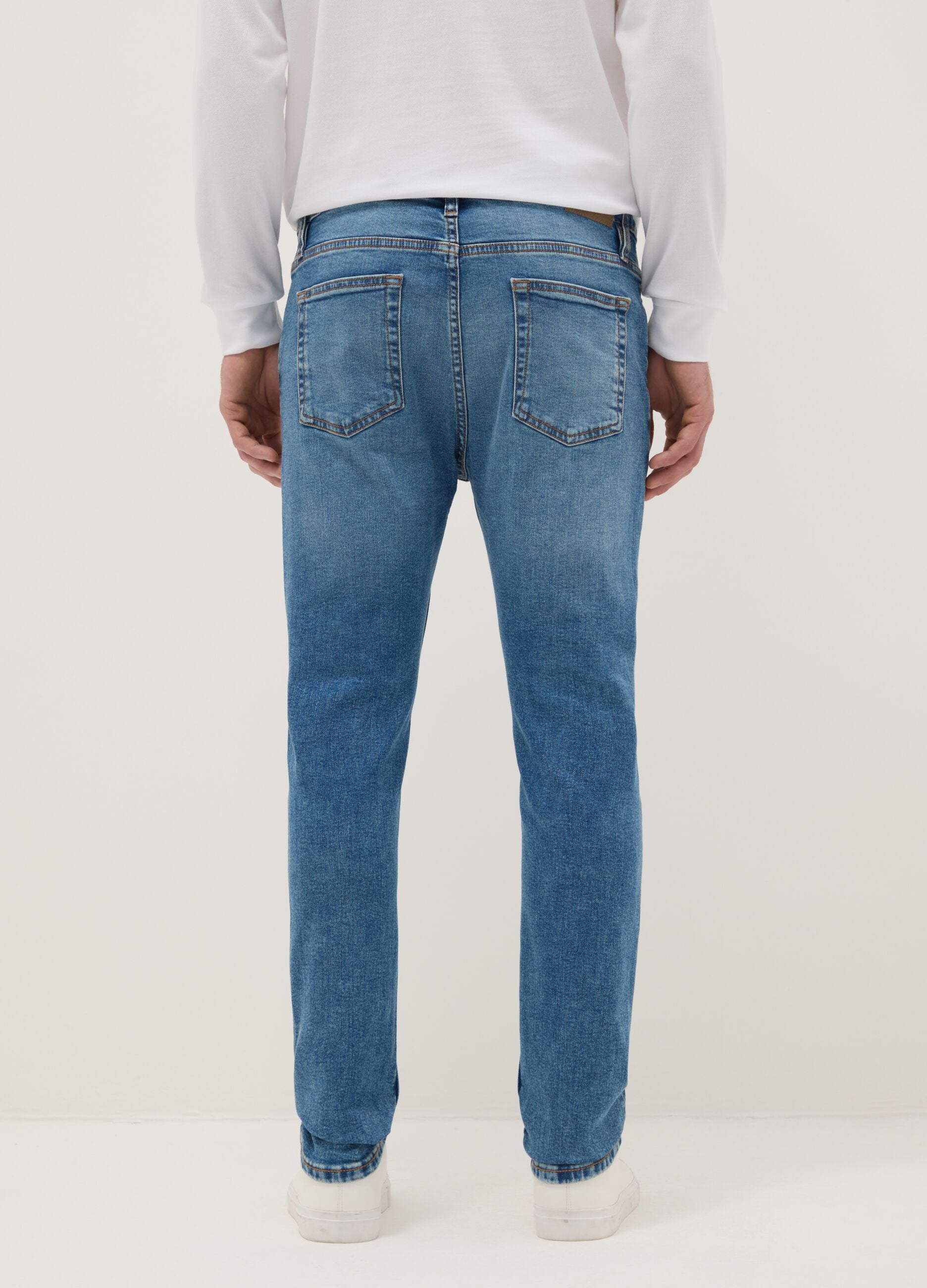 Super Skinny Fit Blue Denim Jeans