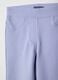 Girls' Slim Fit Purple Stretch Cotton Treggings_2