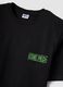 Black One Piece print T-shirt in pure cotton, relaxed fit_5