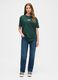 Green short-sleeve cotton T-shirt_2