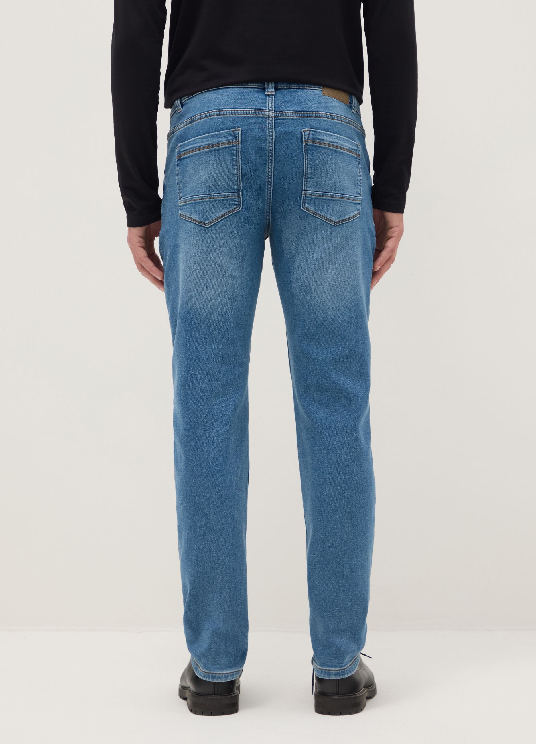 Slim Fit Blue Denim Jeans