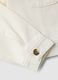 Girls' white pure cotton jacket regular fit with embroidery_3