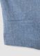 Slim-fit white and blue checked linen-blend corset_5
