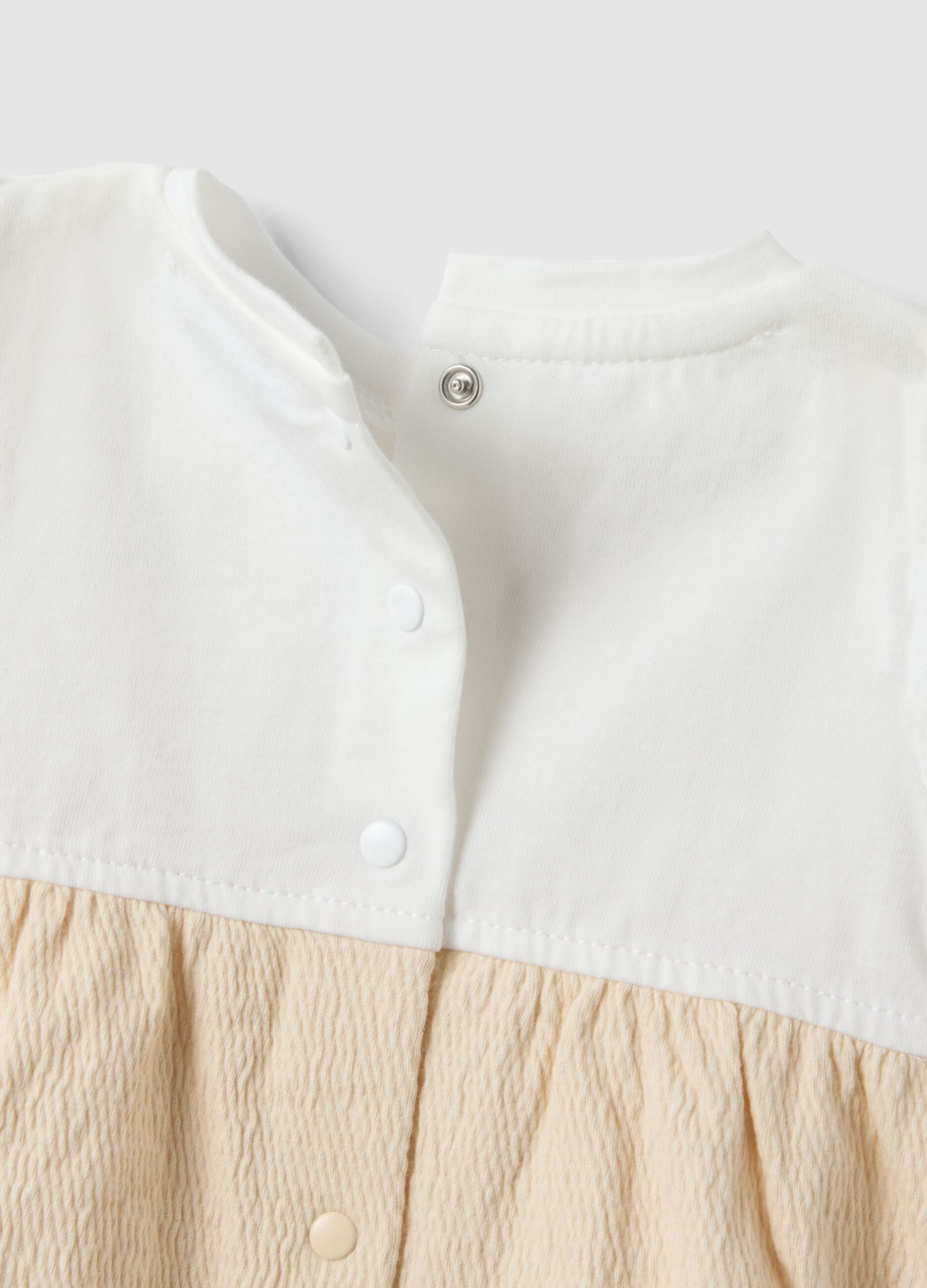 Newborn pure cotton multicolour bodysuit with embroidery