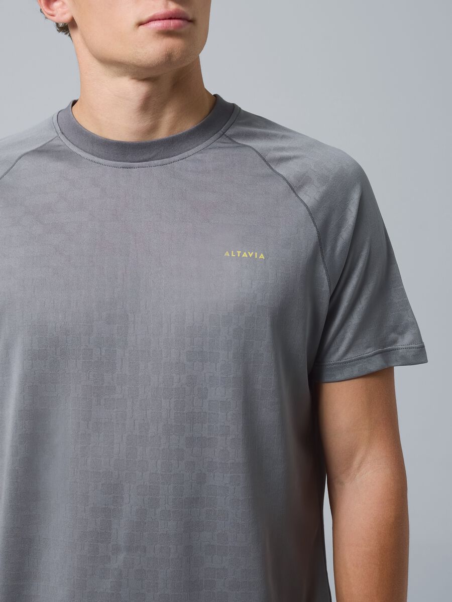 ALTAVIA COURT grey technical sports T-shirt_2