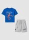 Kids&rsquo; multicolour stretch-cotton set with Marvel prints_0