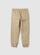 Canvas chino joggers with drawstring_4