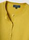 Yellow Crew Neck Regular Fit Cardigan_5