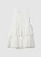 White pure cotton dress regular fit for girls_1