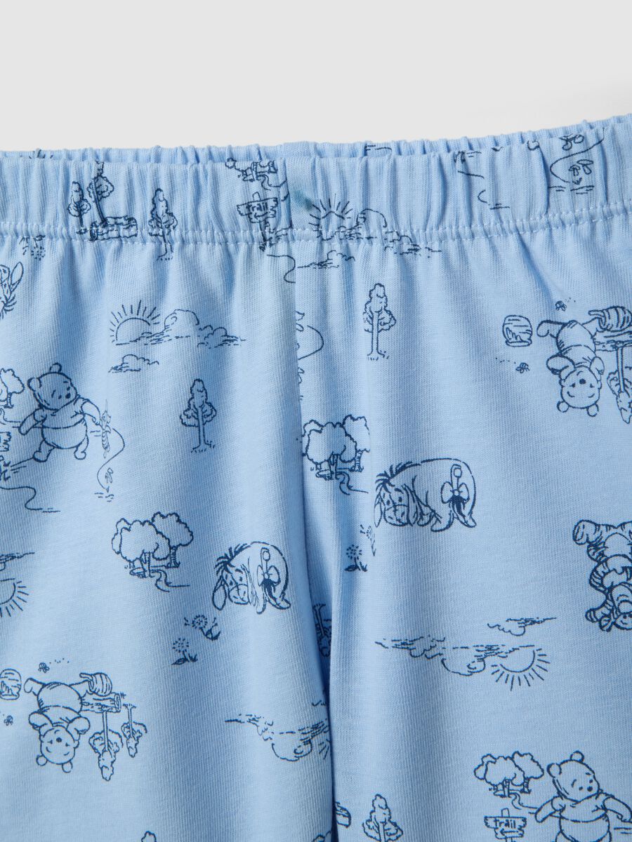 Short multicolour cotton pyjamas for babies featuring Winnie-the-Pooh_3