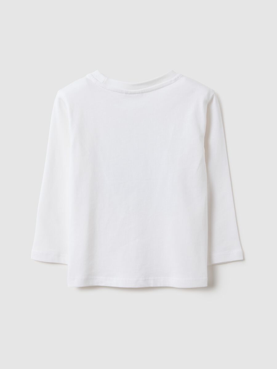 White pure cotton regular fit shirt for baby_1