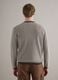 Multicoloured striped pure cotton sweater regular fit_3