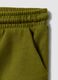 Green pure organic cotton joggers with drawstring for baby boy_2