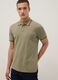 Green stretch cotton polo shirt, regular fit_3