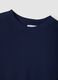 Blue Viscose Blend Regular Fit T-shirt_5