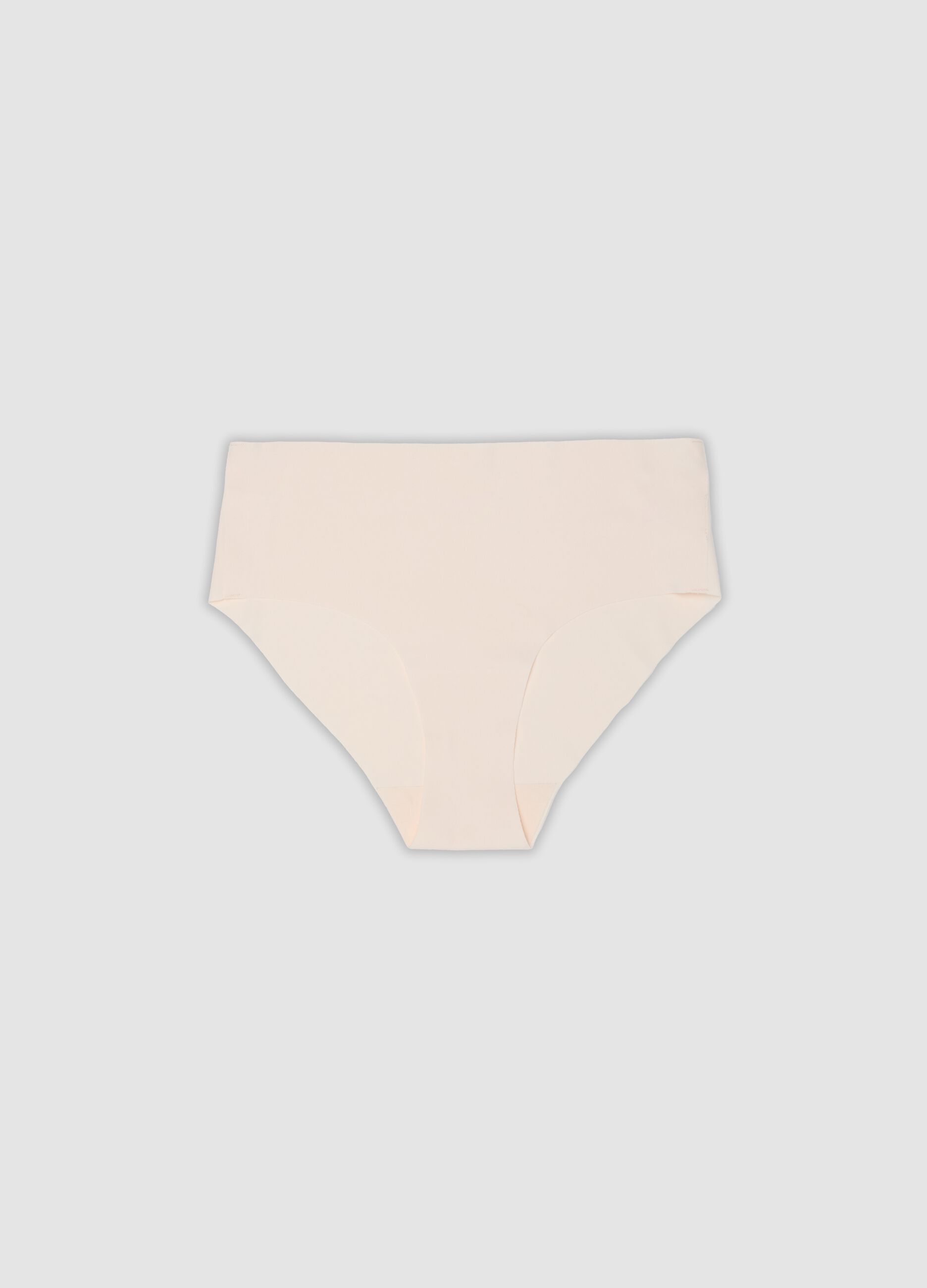 Pink regular-waist stretch microfibre hipster briefs