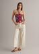 Multicolour stretch fabric swimsuit_1