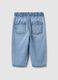 Jeans in denim blu in misto cotone regular fit per bimba_1
