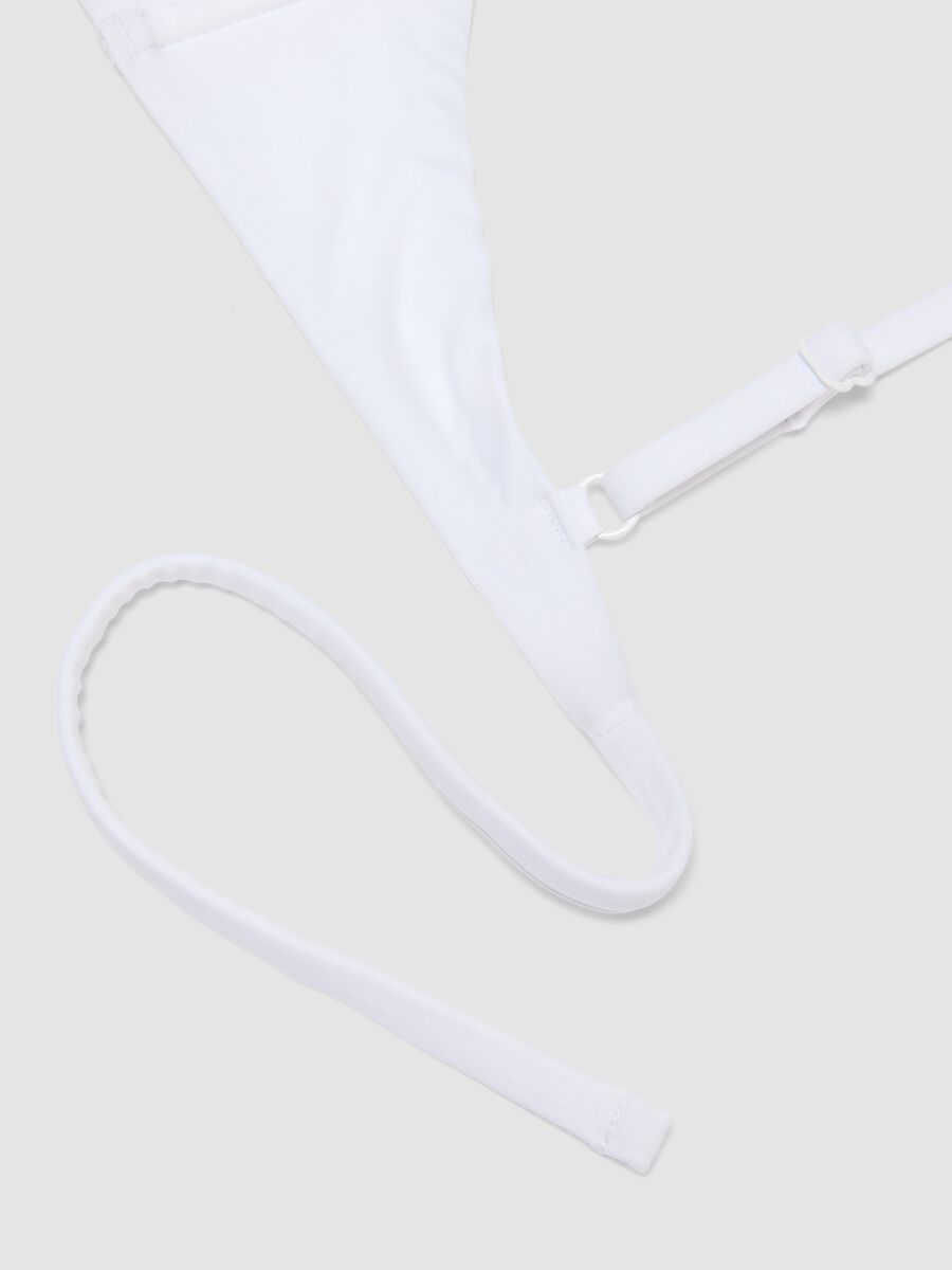 White triangle bikini top in stretch fabric_5