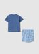 Short multicolour cotton pyjamas for babies featuring Winnie-the-Pooh_1