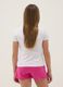 Girls&rsquo; white pure cotton T-shirt, regular fit_1