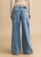 Sky Blue Cotton Wide Leg Jeans_2