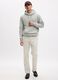 Straight-fit trousers in stretch cotton_0