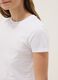 Girls&rsquo; white pure cotton T-shirt, regular fit_2