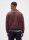 Brown jacket in pure cotton_1