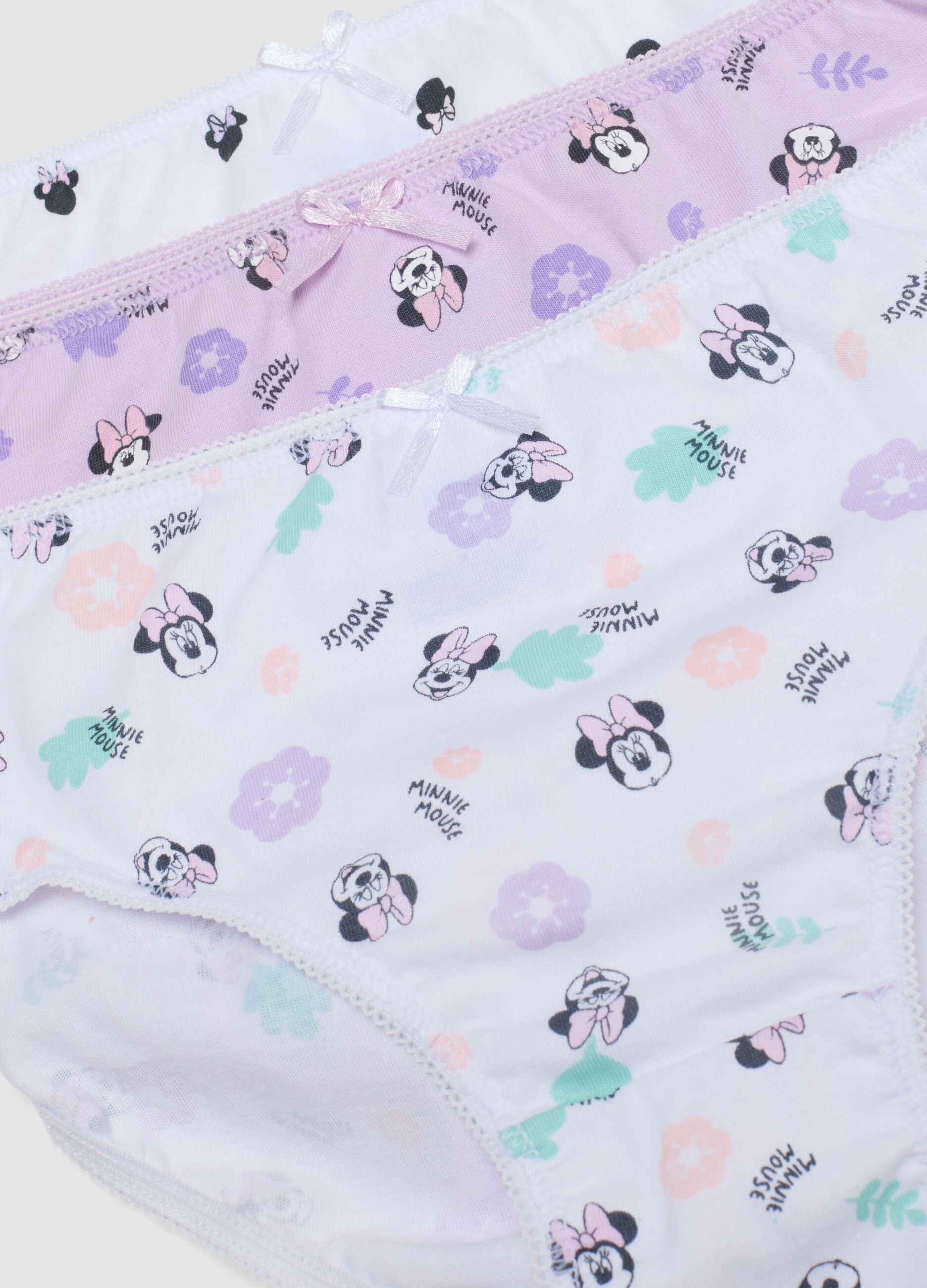 Multipack of multicolour pure cotton regular fit panties for girls