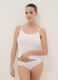 Twin-pack of white stretch cotton vests regular fit_0