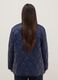 Blue quilted jacket regular fit with buttons_2