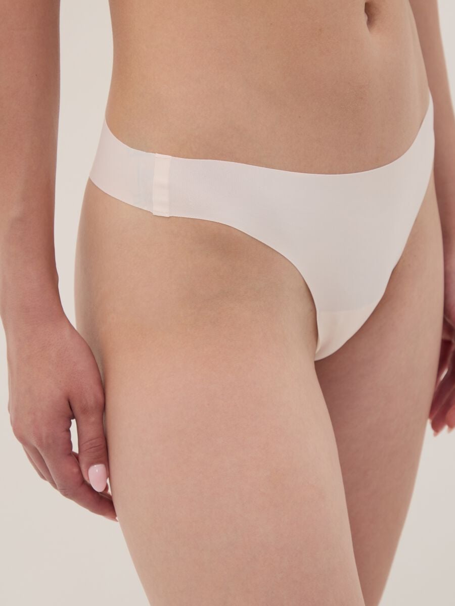 Pink stretch microfibre Brazilian briefs_3