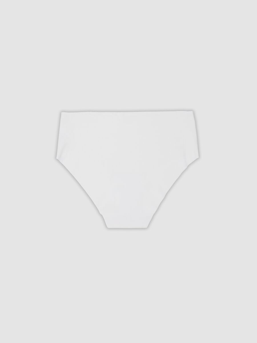 White stretch fabric briefs regular fit_6
