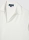 White sleeveless blouse in pure viscose regular fit with V-neck_5