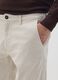 Slim fit beige cotton trousers_3