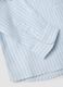 Blue Striped Linen Blend Regular Fit Toddler Shirt_3