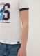 Multicolour fitted cotton T-shirt for girls_2