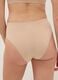 High-waisted stretchy beige fabric briefs_2
