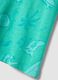 Green short-sleeved pure cotton T-shirt_3