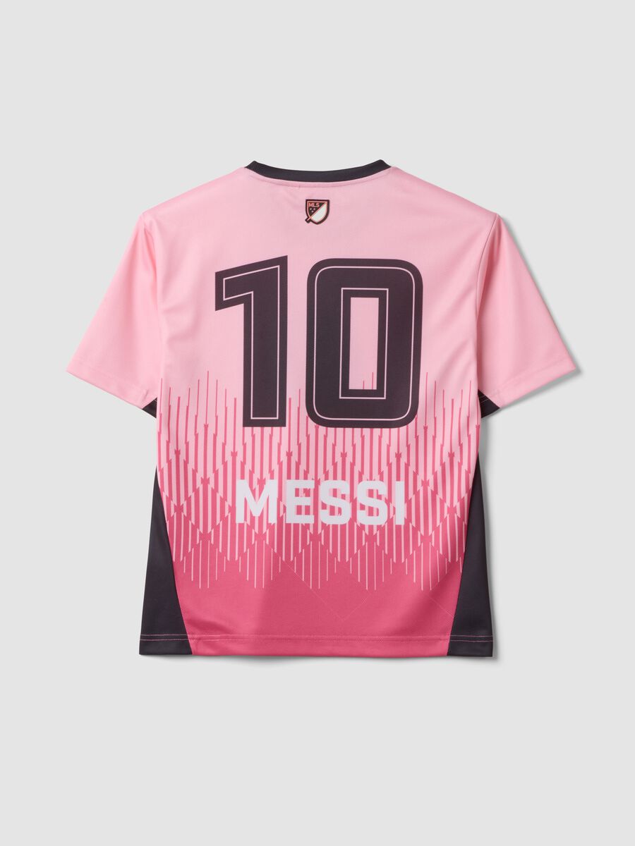 Pink short-sleeved T-shirt with graphic print, regular fit_4