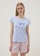 Multicolour pure cotton short pyjamas, regular fit, with prints_1