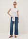 White short-sleeved pure cotton t-shirt regular fit_1